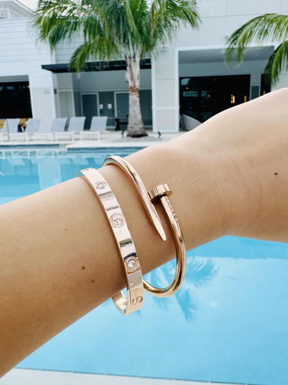 Rose Gold Bracelet Stack